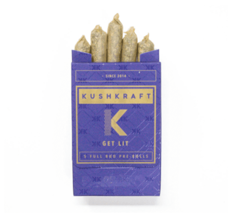 Pink Tuna Indica 5 x 0.6g Pre-Rolls by KushKraft