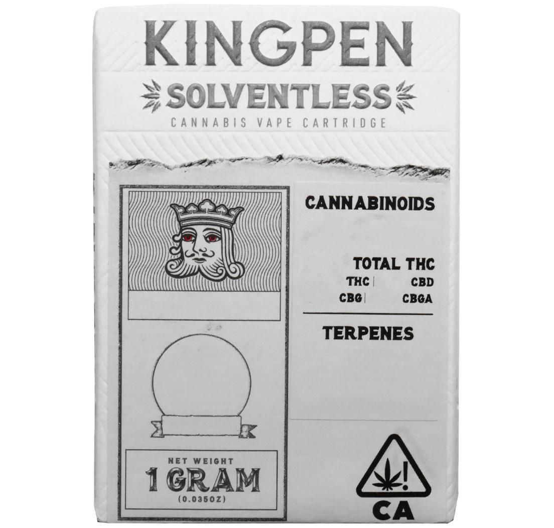 Kingpen Chocolope Cookies 1g Solventless Cartridge 81%