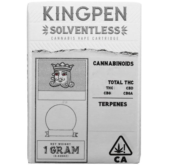 Kingpen Chocolope Cookies 1g Solventless Cartridge 81%