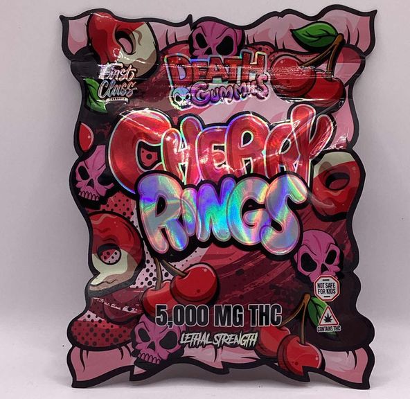 Death Gummies - Edibles - Cherry Rings - 5000MG