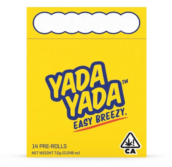 Yada Yada - 14pk 0.5g Prerolls - Mango Mintality 7g