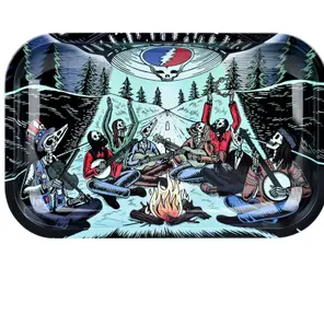 AFG Distribution- Close Encounters - Grateful Dead- Pulsar- Metal Rolling Tray- 11 x 7