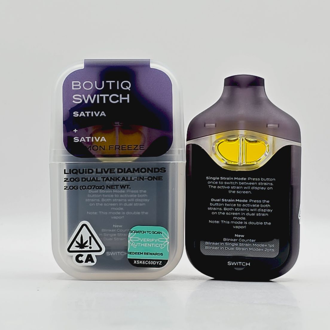 Boutiq - Disposable - Switch - Pineapple Haze x Lemon Freeze - 2g