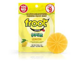 [Froot] Gummies - 100mg - Sour Lemon (S)