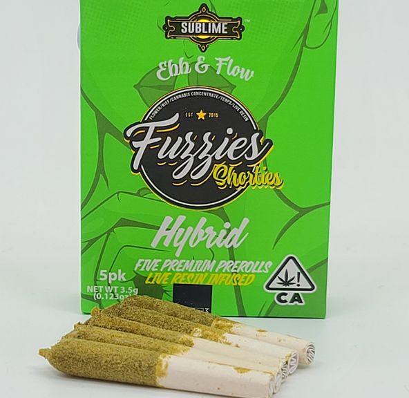 Hybrid 5pk - 3.5g Live Resin Infused Pre-rolls (THC 43% ) by Sublime