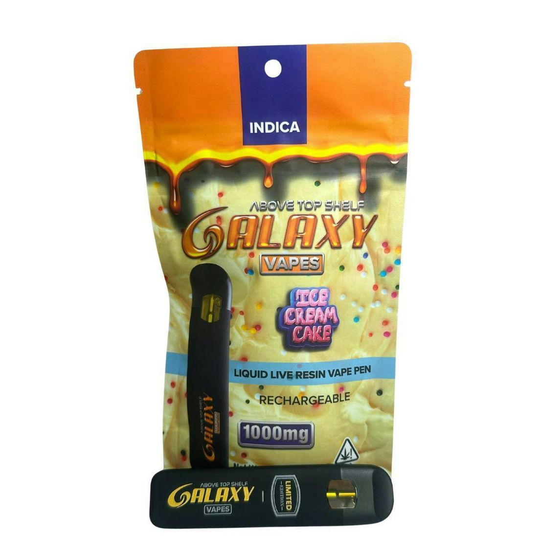 Galaxy - Live Resin AIO - 1g - Ice Cream Cake