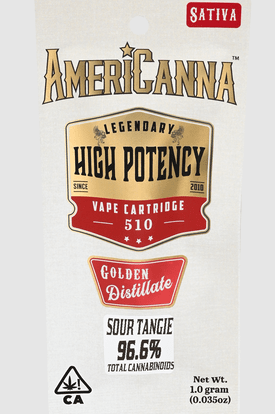 AmeriCanna - Sour Tangie 1g Vape Cartridge