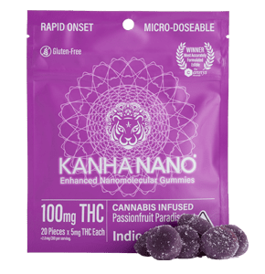 Kanha NANO Gummies - Passionfruit Paradise(100mg) Micro-dosable