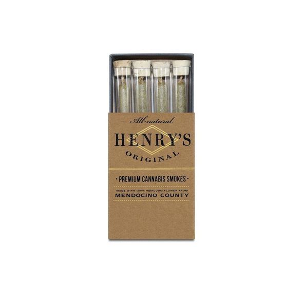 Henry's Original- Purple Hashplant Prerolls 4pk 2g (H)