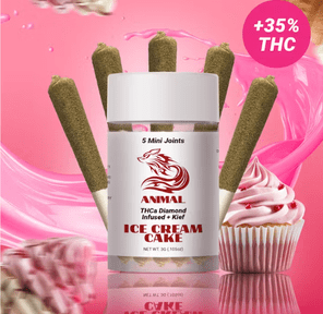 5pk Ice Cream CaKe / THCa Diamond infused Joint 3.00 g