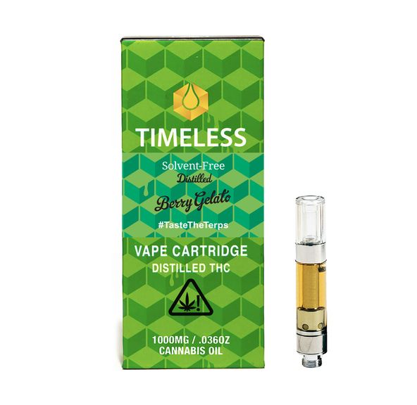 Timeless Vapes | Berry Gelato | 1000mg | Hybrid | CHILL