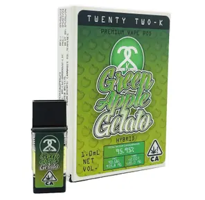 22K | PlugPlay Compatible | Pod | 1g | Distillate | Green Apple Gelato