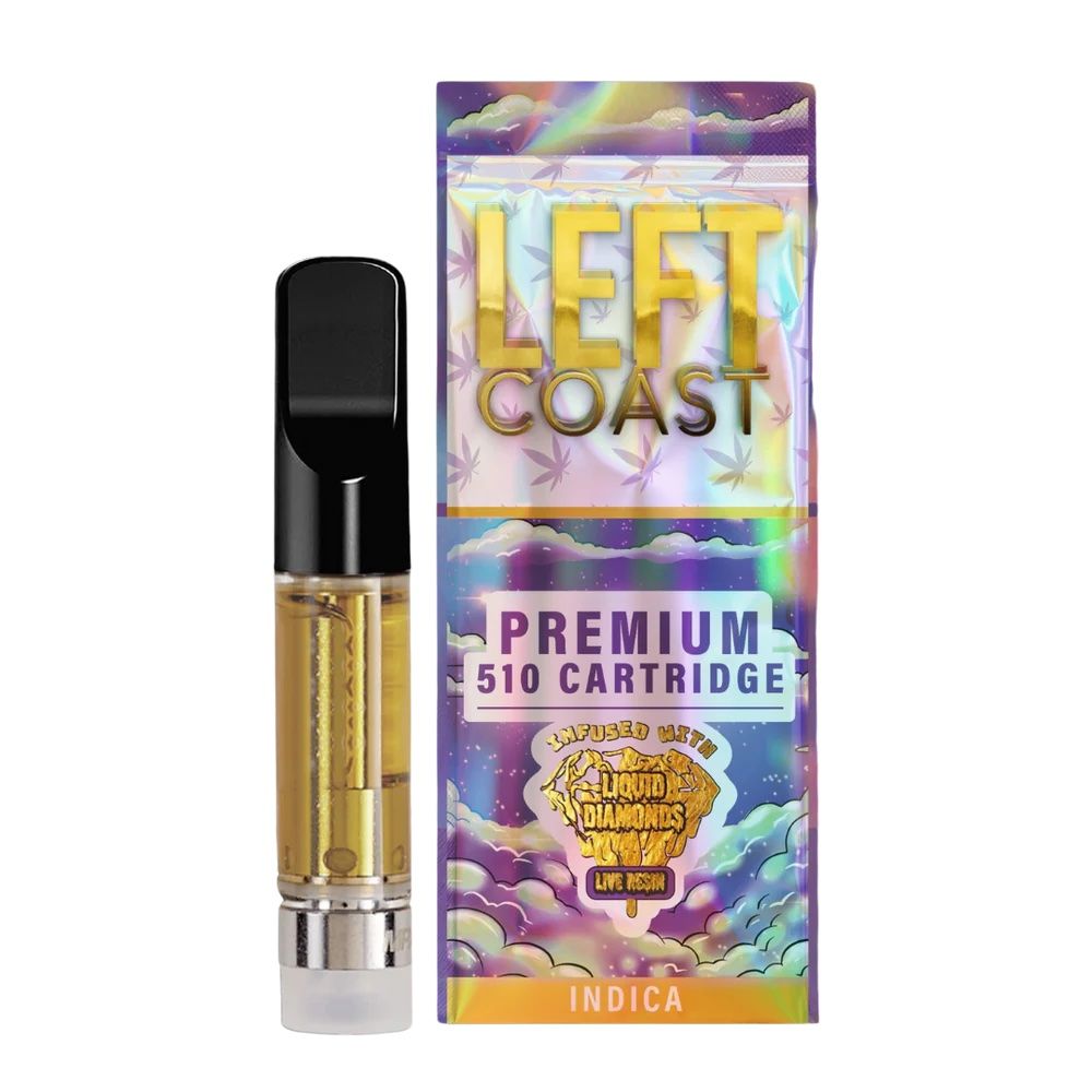 Left Coast Grape Ape 1g Liquid Diamonds Cartridge 85%