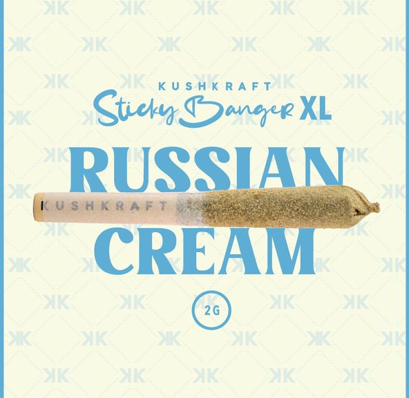 1 x 2G XL Infused Sticky Banger Sativa Russian Cream by KushKraft