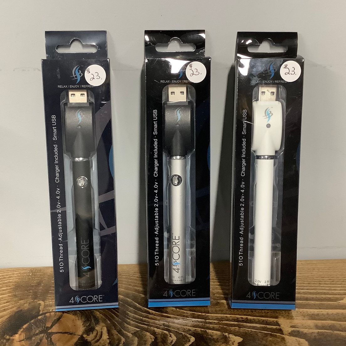 Vape 4 Core battery rechargeable usb