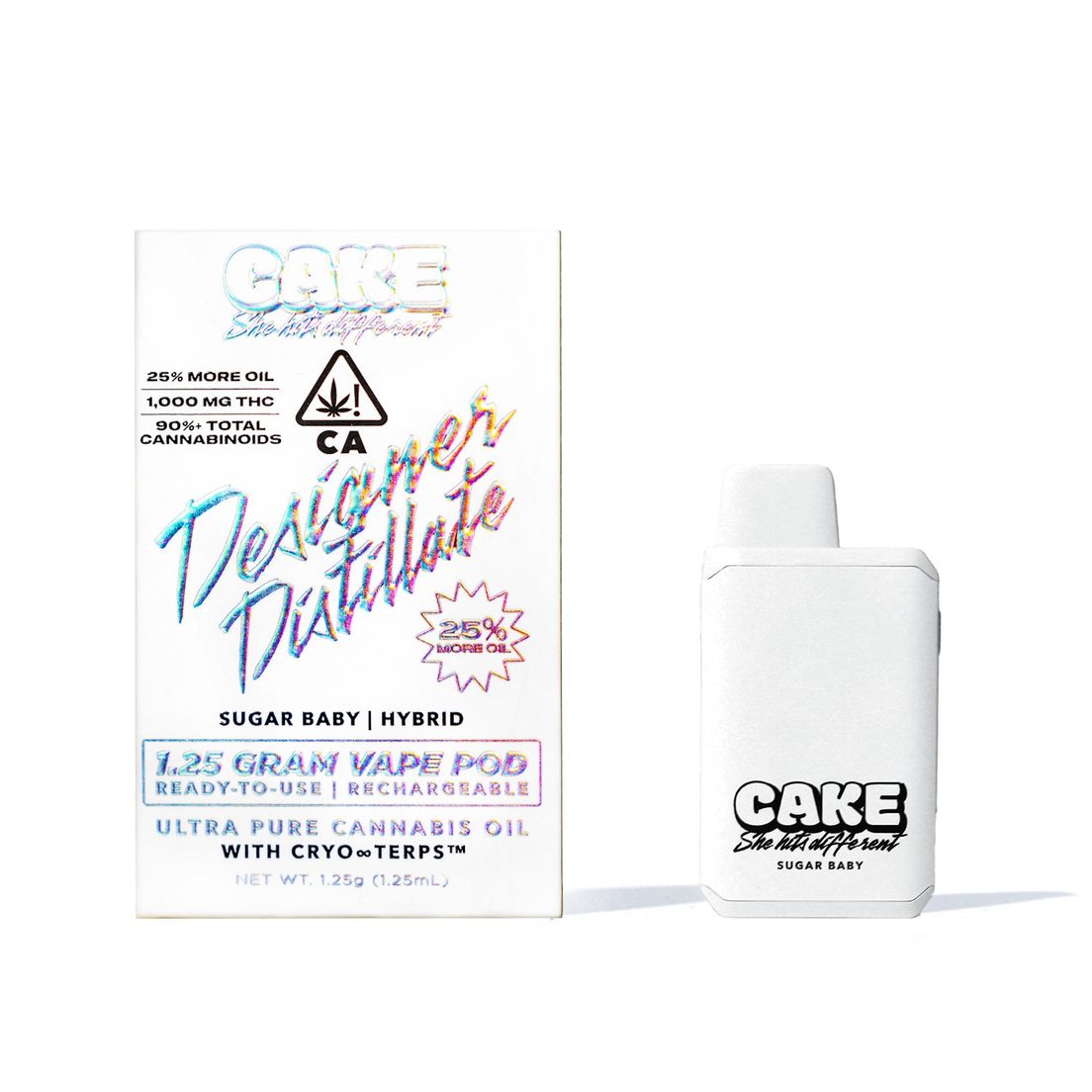 Cake AIO Vape Sugar Baby 1.25g