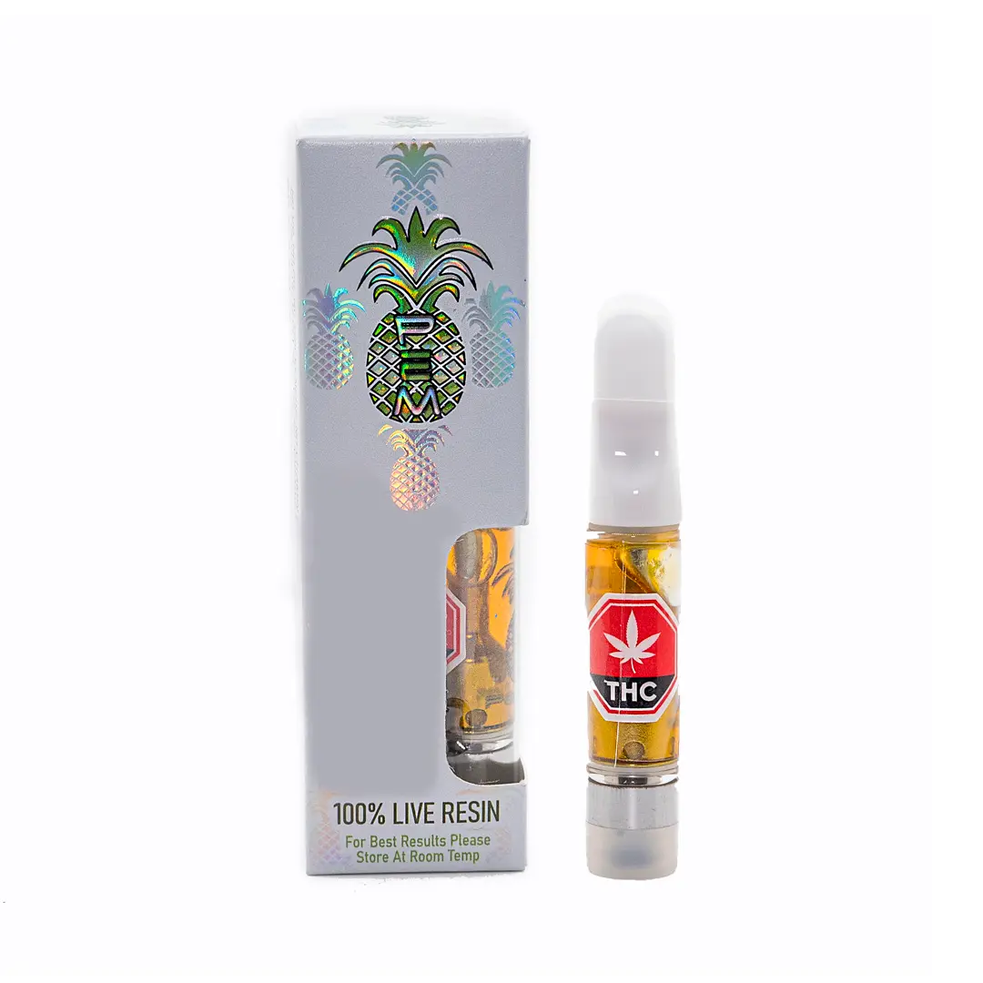 Black Mamba 1000mg Live Resin Vape Cartridge by Pineapple Express Meds PEX / PEM