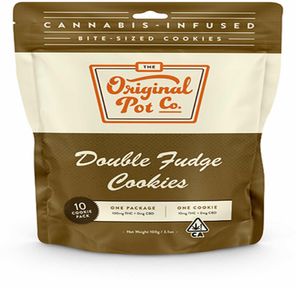 (PRE-ORDER ONLY) Double Fudge Cookies (100mg) - Original Pot Co.
