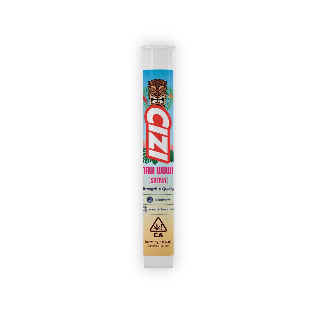 PRE-ORDER ONLY 1g Maui Wowie Pre Roll - CIZI
