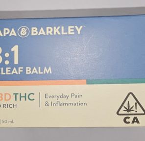 P&B: 50mL Balm: 3:1 CBD/THC: Releaf