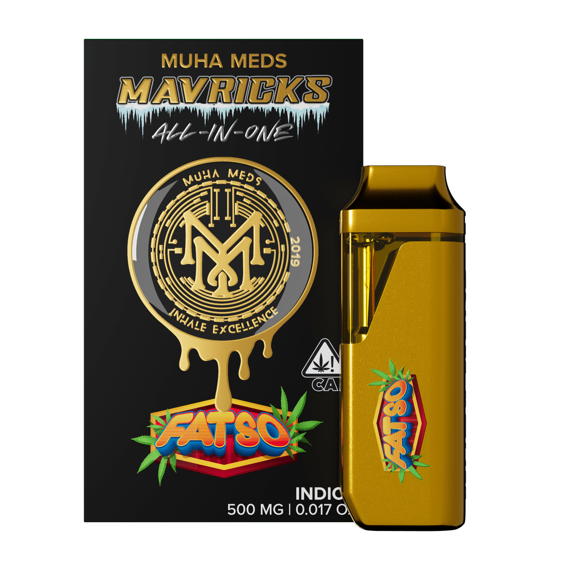 Muha | AIO Vape | .5g | Hash Rosin | Fatso