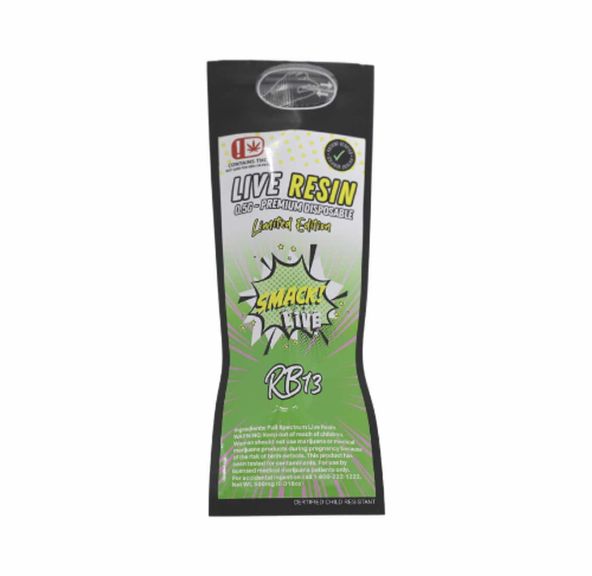710 Trading Smack RB13 Live Resin disposable 0.5 half gram