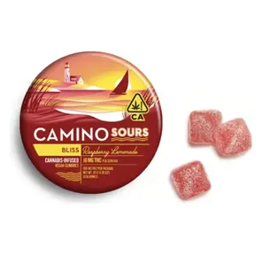Camino Raspberry Lemonade Sour Gummies 100mg