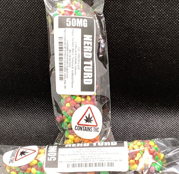 207 Edible- Nerd Turds- THC Distillate- 50MG