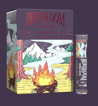 Heirbloom - Bubba Kush - Preroll - .75g - Indica