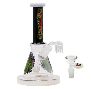 8" Ganja Vibe Glass Dab Rig
