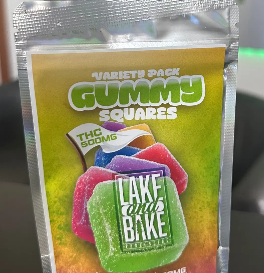500mg Gummy Squares - Lake & Bake