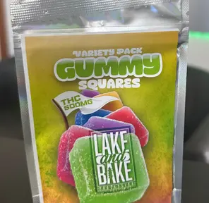500mg Gummy Squares - Lake & Bake