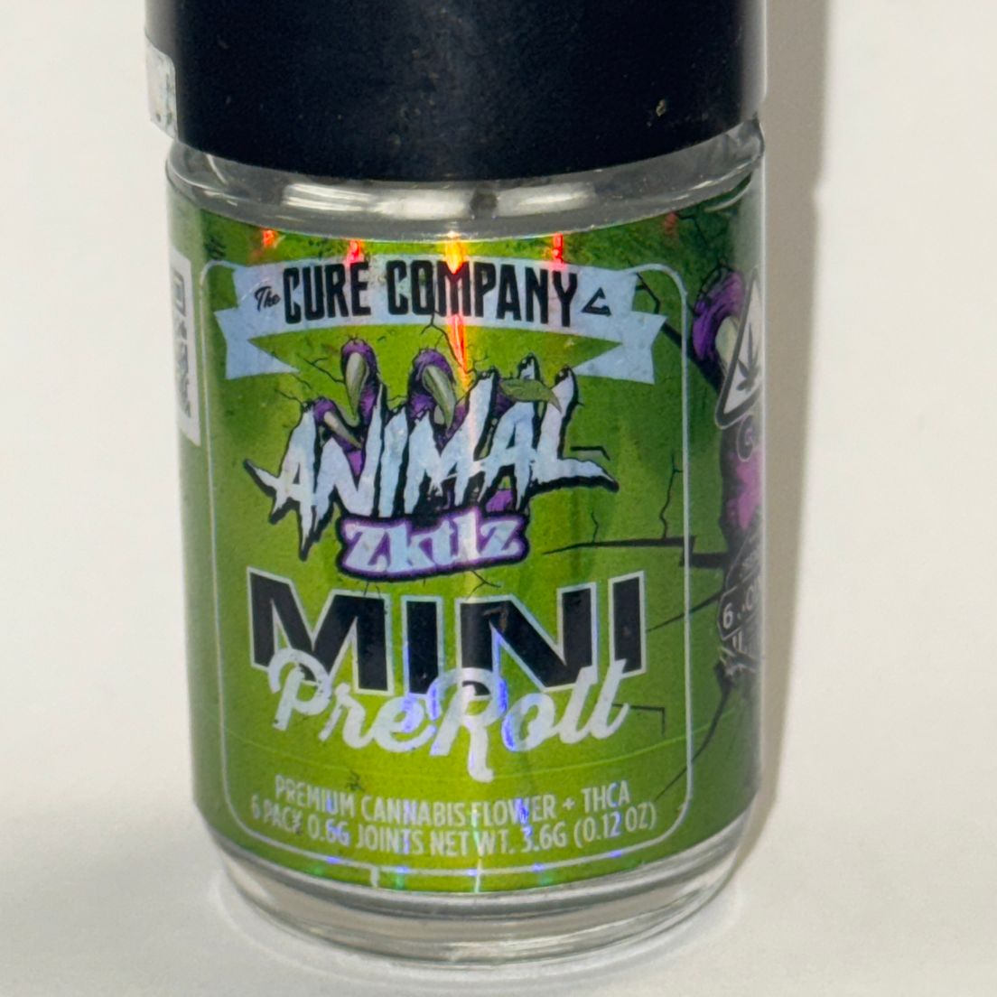 The Cure Company - Animal Z Infused Mini PreRoll 6 pack - 3.5g
