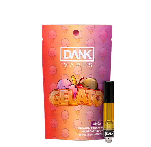 Dank | Vape Cart | 1g | Distillate | Gelato