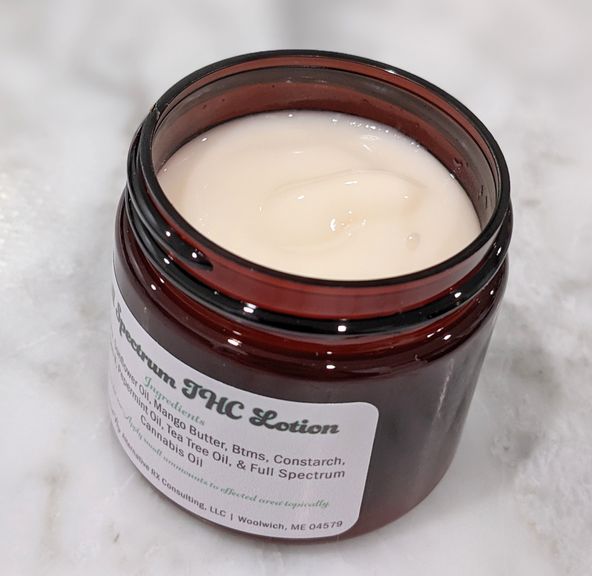 Full Spectrum THC Lotion - 200mg total - 2oz jar