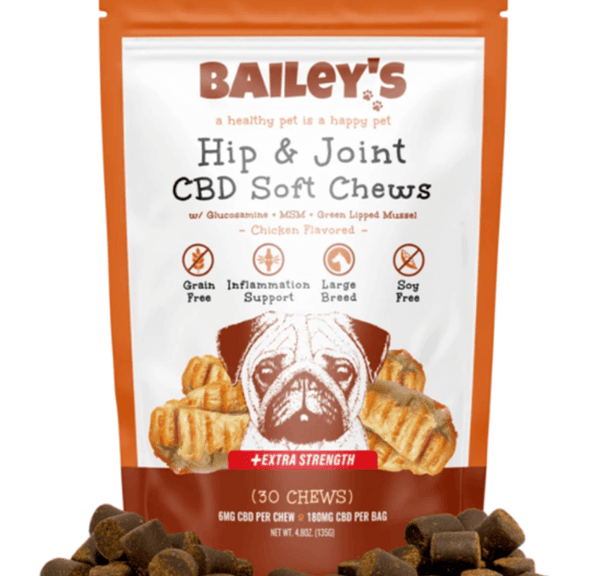 BAILEY'S TREAT- HIP & JOINT CHICKEN EXTRA STRENGTH 180mg 30ct