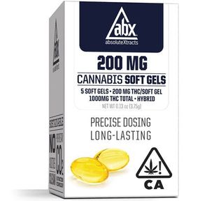 [ABX] THC Soft Gels - 200mg 5ct - Refresh (H)