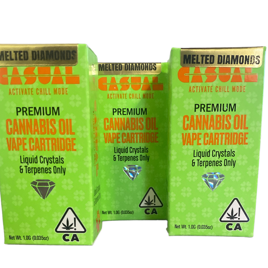 2. CASUAL 1g Melted Diamonds Cartridge - Dosi-Lemon (S)