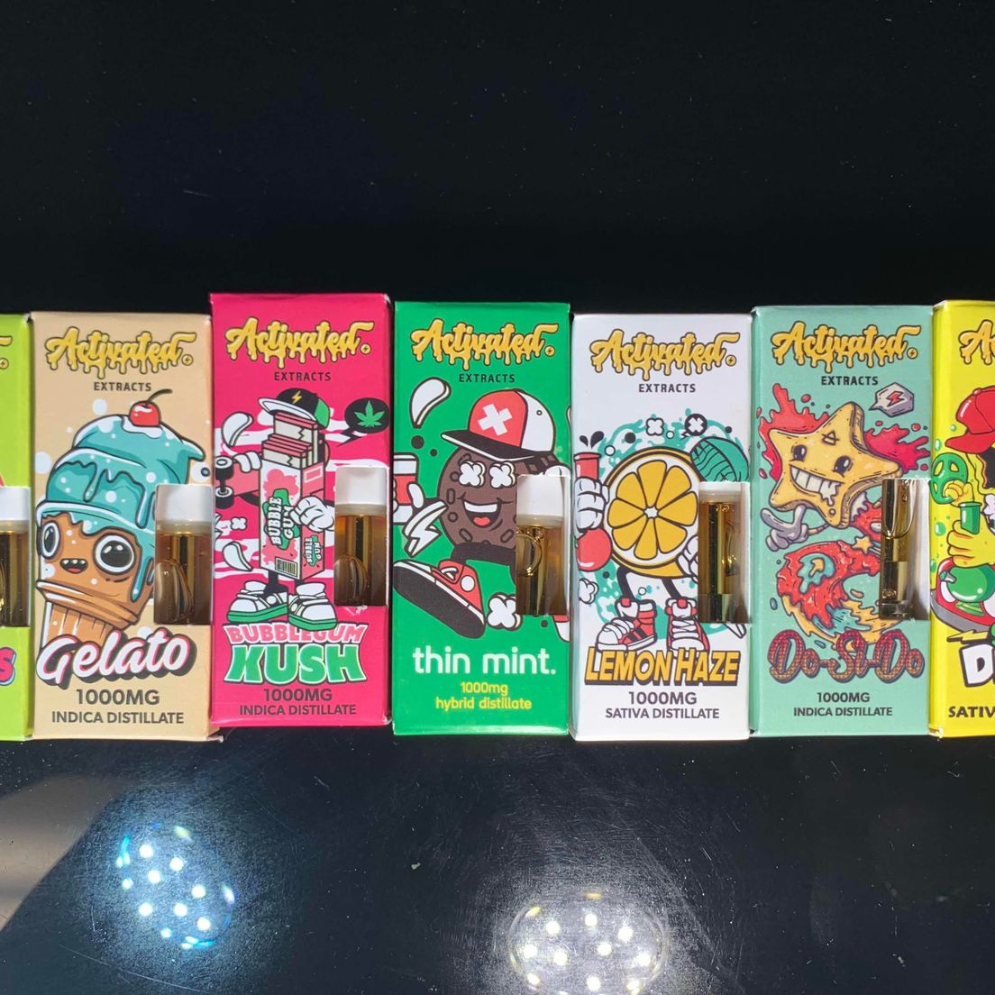 ACTIVATED EXCTRACTS *1G CARTS** **1/$35 OR 5/$100**