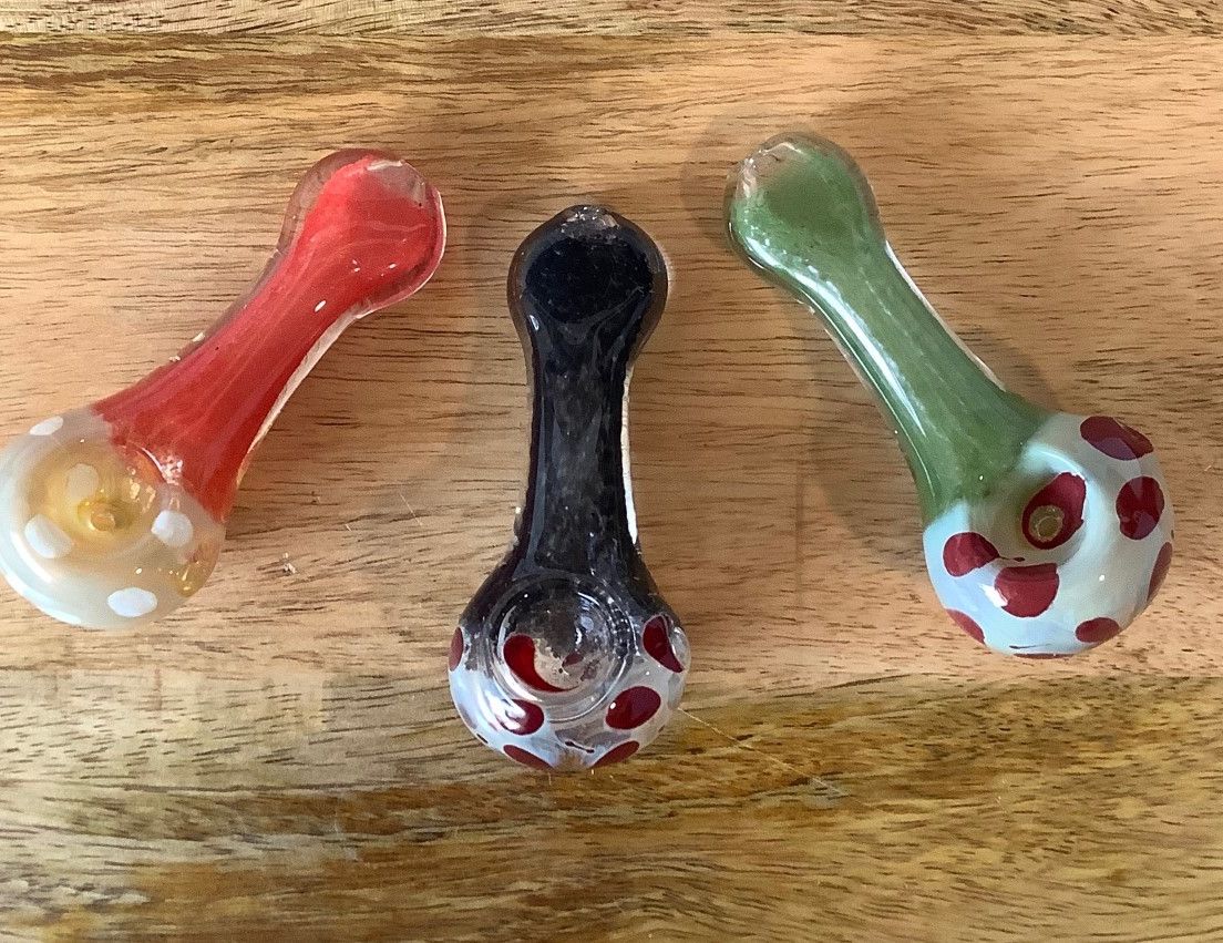 Glass Hand Pipe 3.5" Assorted Colors