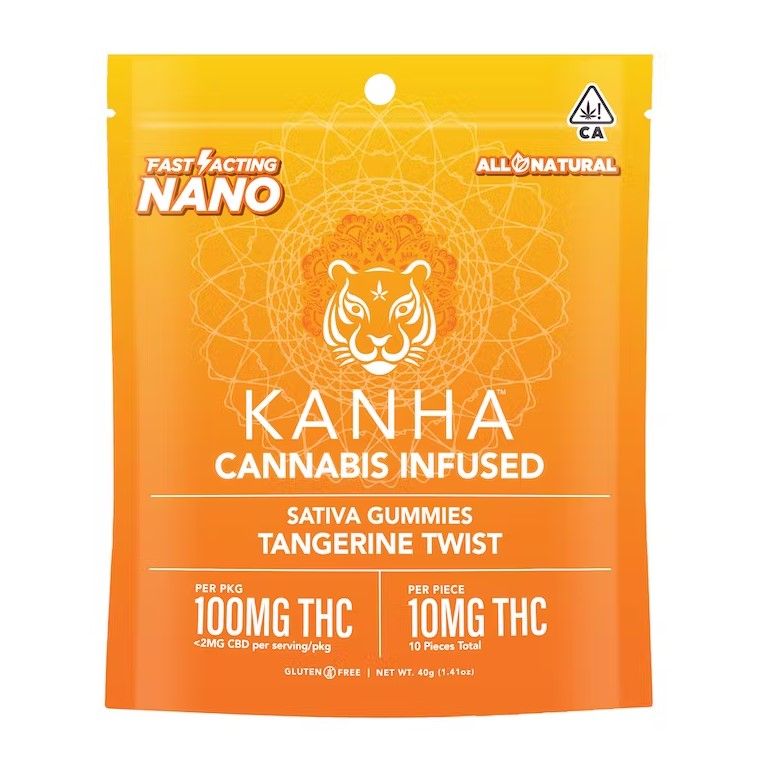 NANO - Tangerine Twist - Sativa - 100mg THC