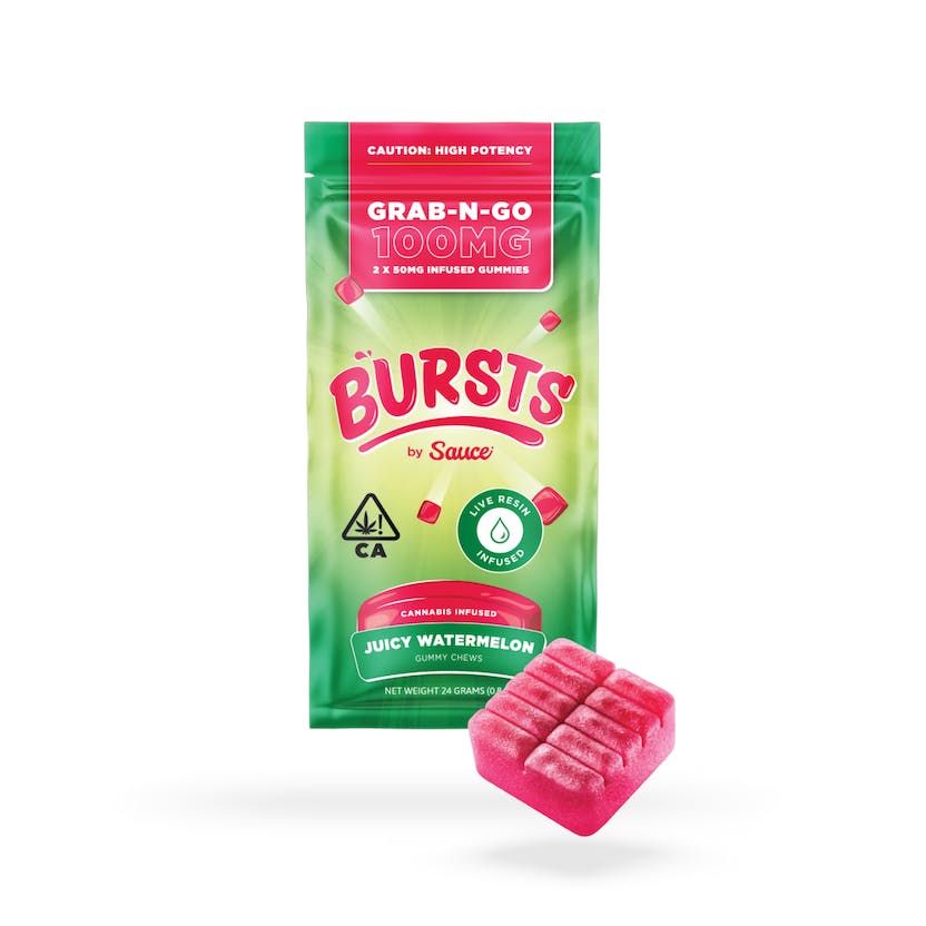 Bursts - THC Gummies (Juicy Watermelon)