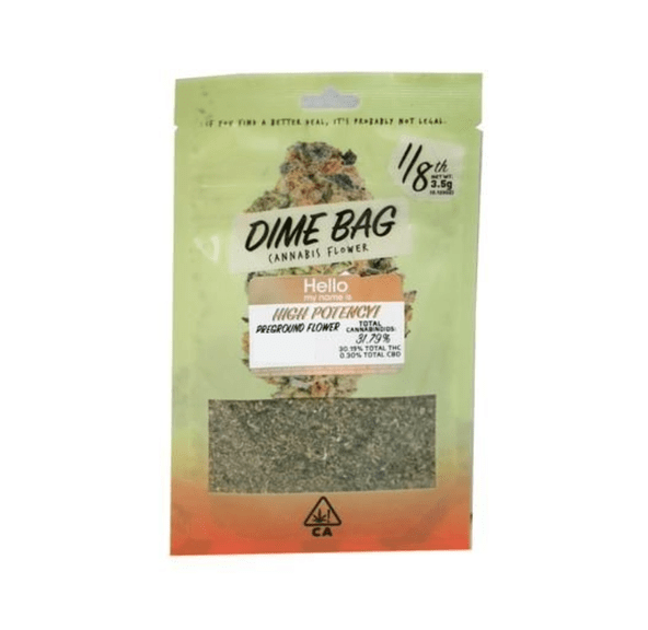 Dime Bag Flower Pre-Ground Purple Gelato 3.5g