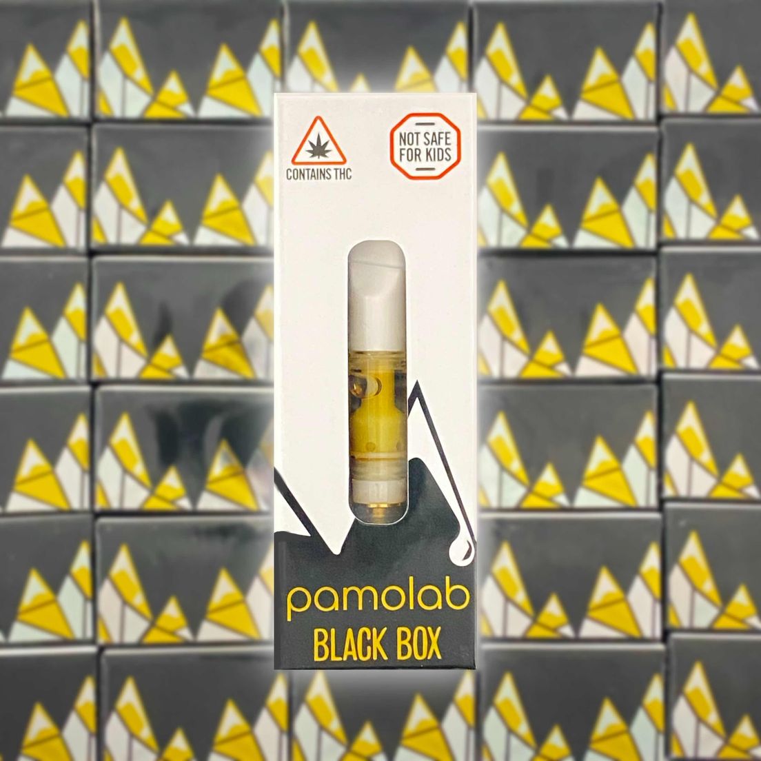 Pamolab Black Box Live Resin 1g Cart RAINBOW KUSH