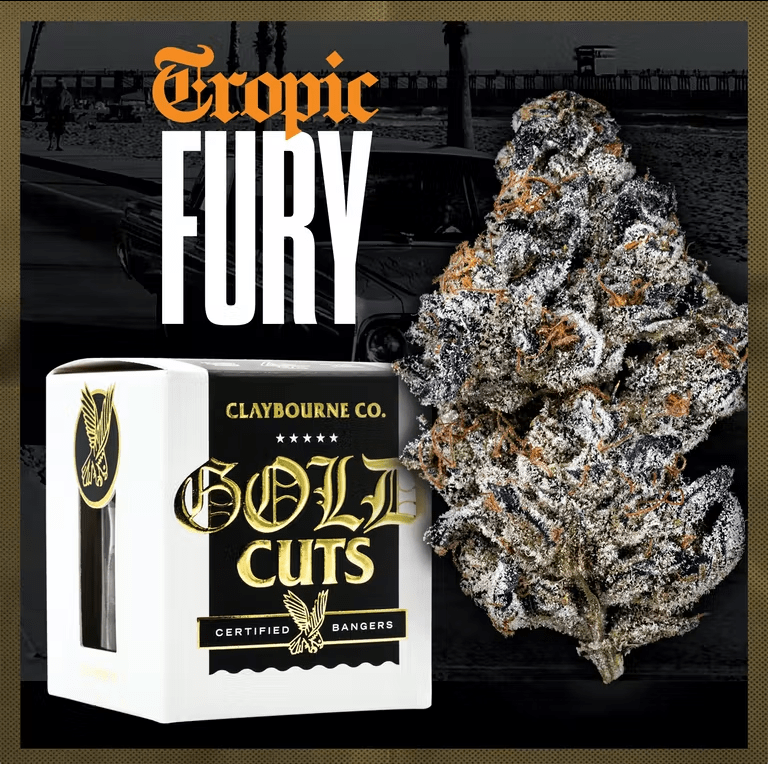 Claybourne Co. Gold Cuts - Tropic Fury - 3.5G