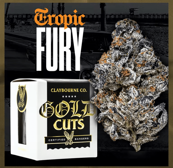 Claybourne Co. Gold Cuts - Tropic Fury - 3.5G