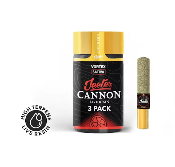 Jeeter - Cannon Live Resin - 3 Pack - Vortex