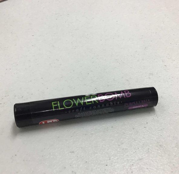Purple Urkle Flower Bomb Infused Preroll 1g