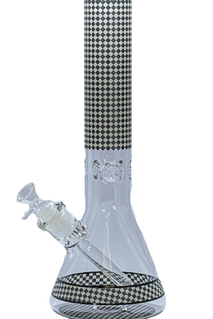 14" DECAL GLOW IN THE DARK WATERPIPE