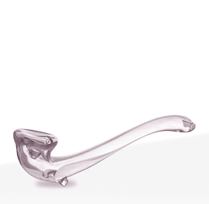 14" Gandalf Pipe Pink w/ White Trim